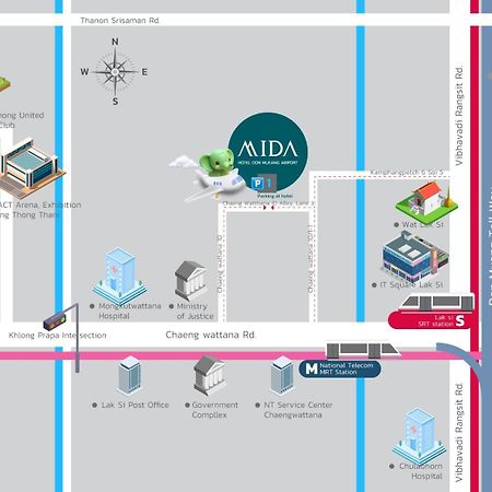 Mida Hotel Don Mueang Airport Bangkok Kültér fotó